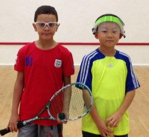 Abdelrahman Mohammad Alsaraj after winning his first round
