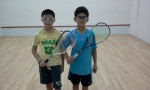 Jordan Squash Juniors Alhareth and Smadi