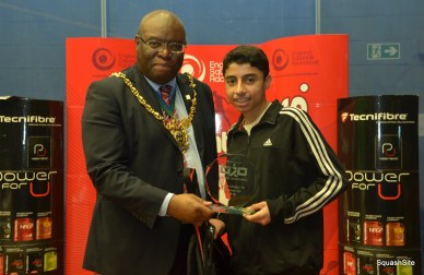 Mohammad Alsaraj British Junior Open 2013 runner up 